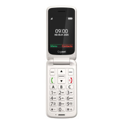 Gigaset S30853-H1231-R103 GL595, Concha, SIM única, 7,11 cm (2.8"), 0,3 MP, 800 mAh, Blanco