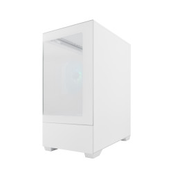 CoolBox COO-CHA-GM200W-0 Gaming Caja MATX GM200 Vision Lite Blanca USB-C 3.2 Gen1 Sin Fte + 1 Vent. ARGB, Micro Torre, PC, 2