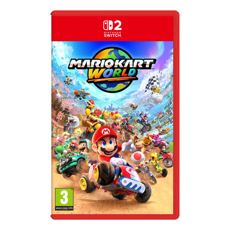 Nintendo 0045496312374 Mario Kart World, Switch 2, Nintendo Switch 2, Modo multijugador, Soporte físico