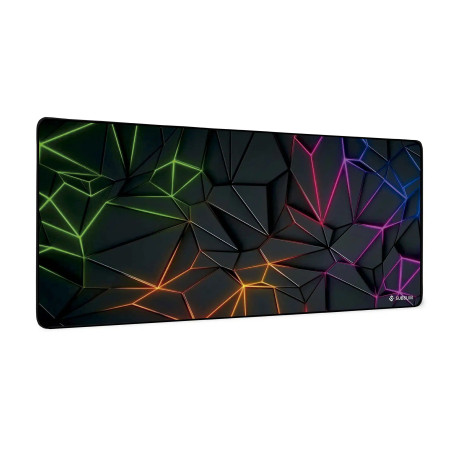 SUBBLIM SUBMP-01PUW07 Neon Obsidian XL, Negro, Multicolor, Imagen, Caucho, Base antiderrapante, Alfombrilla de ratón para