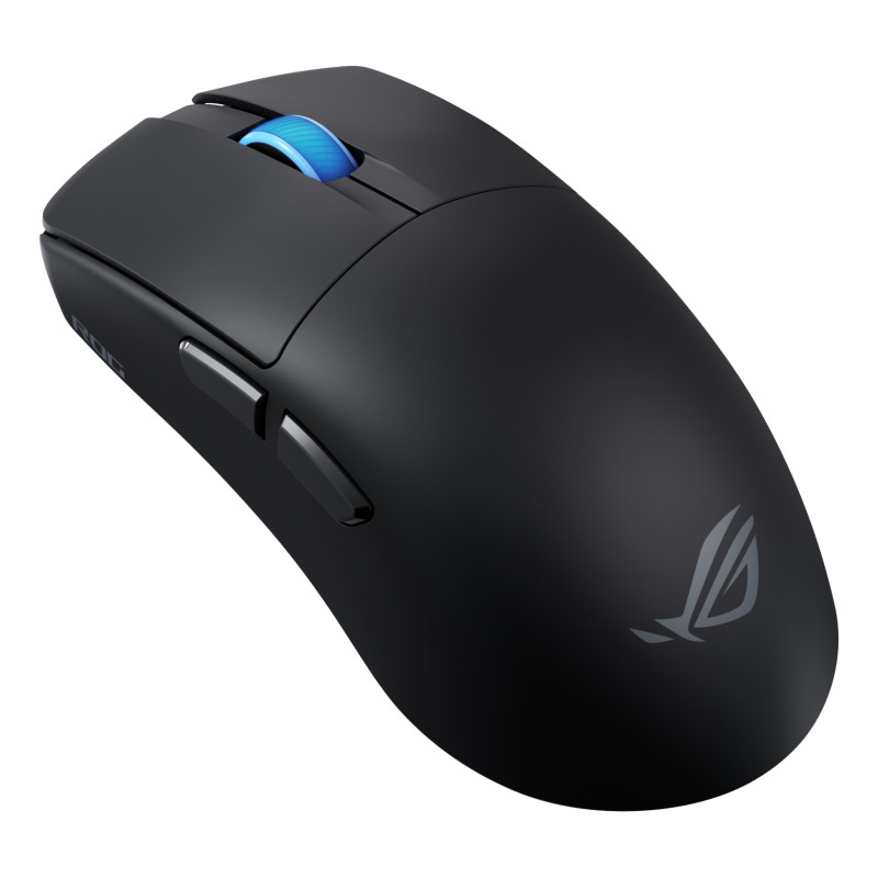 ASUS 90MP0490-BMUA00 ROG Harpe II Ace, mano derecha, Óptico, RF Wireless + Bluetooth + USB Type-A, 42000 DPI, Negro