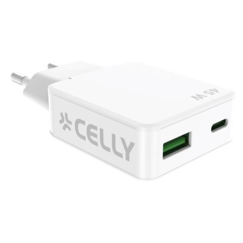 Celly SLIMTC1C1A45WWH SLIMTC1C1A45WWH, Interior, Corriente alterna, 20 V, Blanco