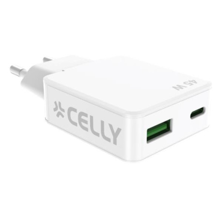 Celly SLIMTC1C1A45WWH SLIMTC1C1A45WWH, Interior, Corriente alterna, 20 V, Blanco