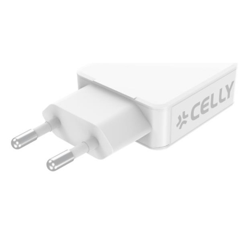 Celly SLIMTC1C1A45WWH SLIMTC1C1A45WWH, Interior, Corriente alterna, 20 V, Blanco