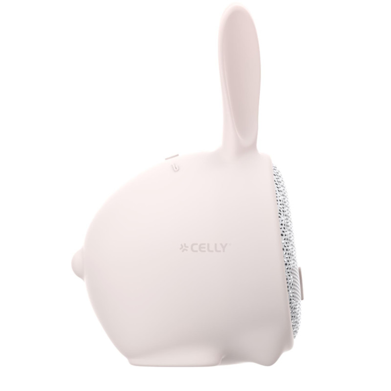 Celly WSRABBIT WSRABBIT, 3 W, 3 Ω, 79 dB, Inalámbrico, USB Tipo C, Altavoz para fiestas