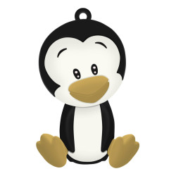 Celly PBPENGUIN PBPENGUIN, 2600 mAh, Polímero de litio, 10 W, Negro, Blanco, Amarillo