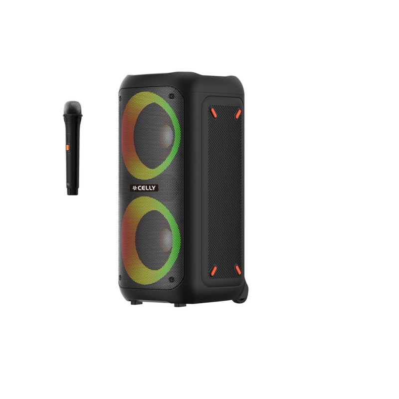Celly PARTYSPEAKERWLM PARTYSPEAKERWLM, 8 mm, 40 W, 4 Ω, Inalámbrico, 15 m, USB Tipo C