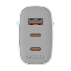 Celly UPTC1USB2USBC65 UPTC1USB2USBC65, Interior, USB, Blanco 2