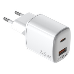 Celly UPTC1USB1USBC35 UPTC1USB1USBC35, Interior, Corriente alterna, 20 V, Blanco