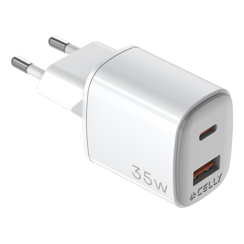 Celly UPTC1USB1USBC35 UPTC1USB1USBC35, Interior, Corriente alterna, 20 V, Blanco