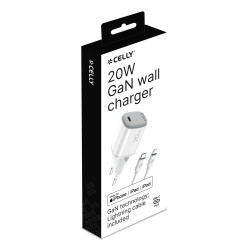 Celly UPTC1USBC20WCTL UPTC1USBC20WCTL, Interior, USB, 1 m, Blanco 2