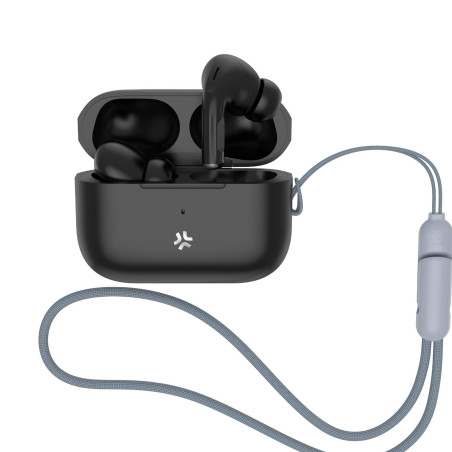 Celly HARMONYBK HARMONYBK, Inalámbrico, Llamadas/Música, 53 g, Auriculares, Negro