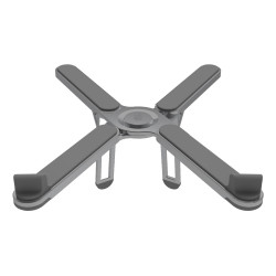 Celly SWMAGICSTANDX SWMAGICSTANDX, Soporte para ordenador portátil y tableta, Gris Oscuro, Aluminio, 40,6 cm (16")