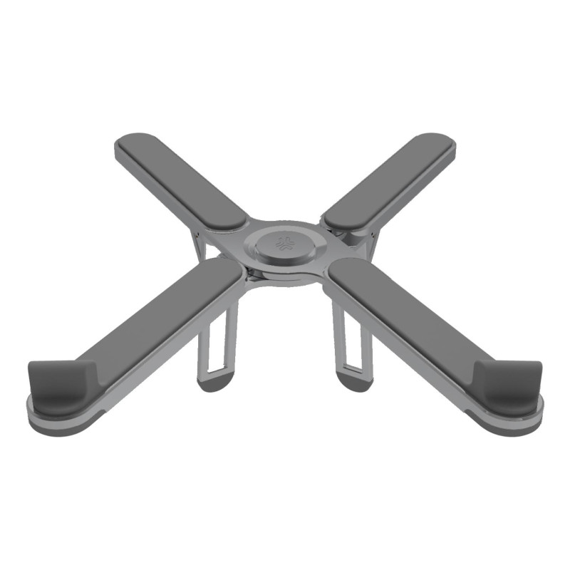 Celly SWMAGICSTANDX SWMAGICSTANDX, Soporte para ordenador portátil y tableta, Gris Oscuro, Aluminio, 40,6 cm (16")
