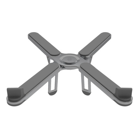 Celly SWMAGICSTANDX SWMAGICSTANDX, Soporte para ordenador portátil y tableta, Gris Oscuro, Aluminio, 40,6 cm (16")