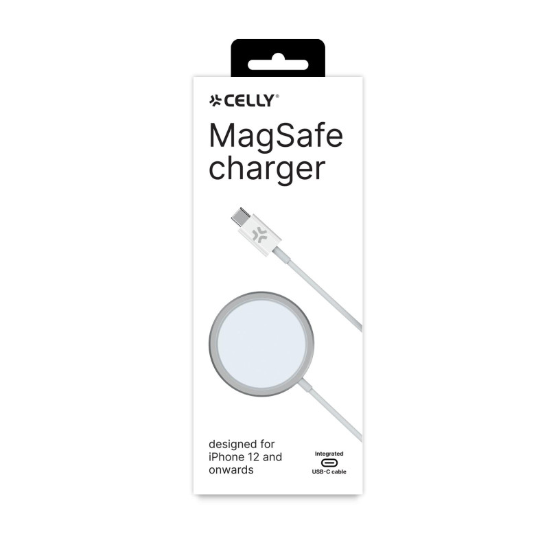 Celly MAGCHARGEPRO MAGCHARGEPRO, Interior, USB, Cargador inalámbrico, Blanco