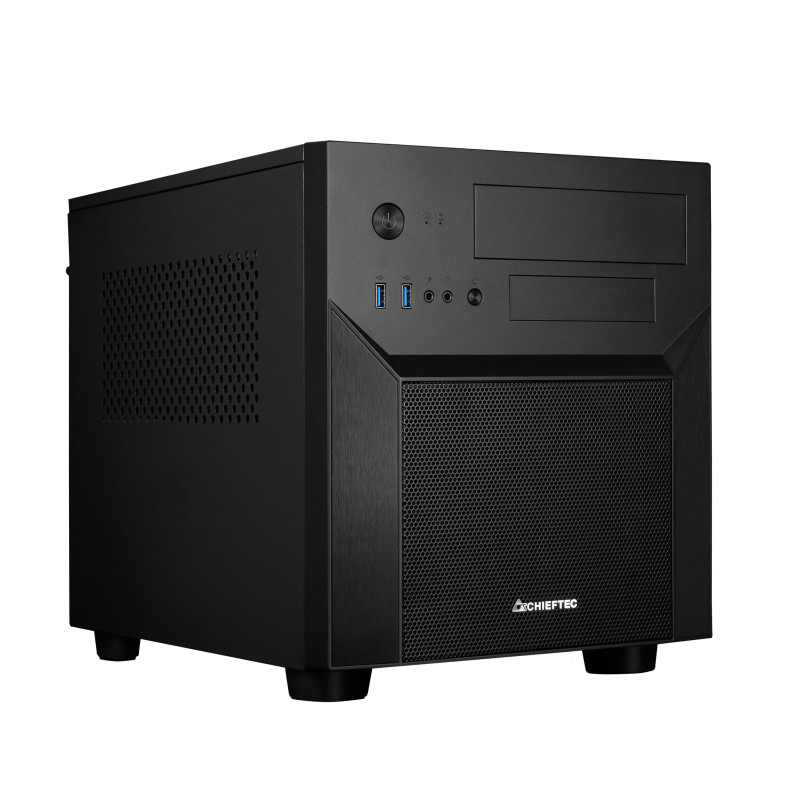 Chieftec CI-02B-OP CI-02B-OP, Cubo, PC, Negro, micro ATX, Mini-ITX, SPCC, Hogar / Oficina