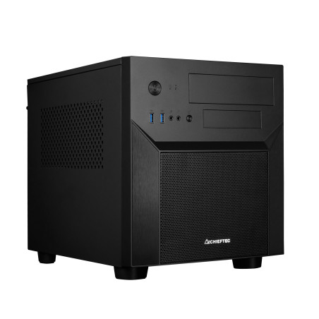 Chieftec CI-02B-OP CI-02B-OP, Cubo, PC, Negro, micro ATX, Mini-ITX, SPCC, Hogar / Oficina