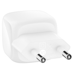 Belkin WCA008KQWH BoostCharge, Interior, Corriente alterna, Blanco 2