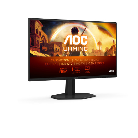 AOC 25G42E G4 25G42E, 62,2 cm (24.5"), 1920 x 1080 Pixeles, Full HD, LED, 1 ms, Negro, Rojo