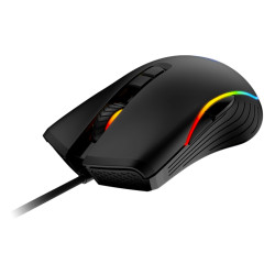 MSI FORGE GM300 FORGE GM300, Ambidextro, Óptico, USB tipo A, 7200 DPI, Negro 2