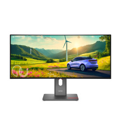 Lenovo 64ADGAT1EU ThinkVision P34WD-40 Monitor, 86,4 cm (34"), 3440 x 1440 Pixeles, Wide Quad HD, LCD, 6 ms, Negro
