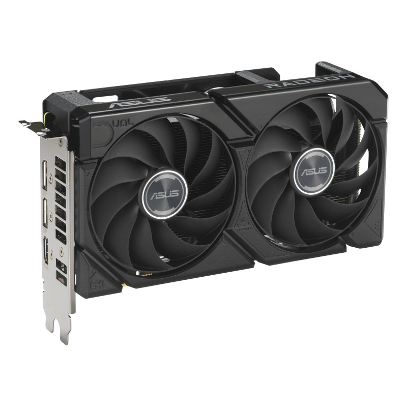 ASUS 90YV0LG2-M0NA00 Dual -RX9060XT-16G, Radeon RX 9060 XT, 16 GB, GDDR6, 128 bit, 7680 x 4320 Pixeles, PCI Express 5.0