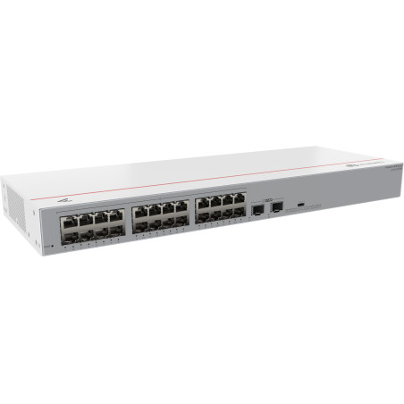 HUAWEI eKit 98012196 S110 Series S110-24T2SR, No administrado, L2, Gigabit Ethernet (10/100/1000), Montaje en rack, 1U