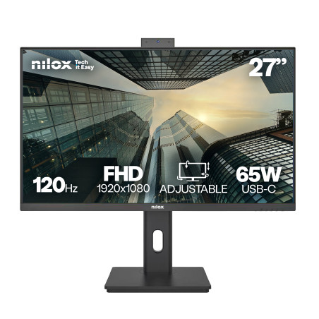 Nilox NXM27RWEB0265 NXM27RWEB0265, 68,6 cm (27"), 1920 x 1080 Pixeles, Full HD, LCD, 4 ms