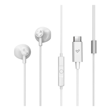 Energy Sistem 459278 EasyPods, Alámbrico, Llamadas/Música, 20 - 20000 Hz, 12 g, Auriculares, Blanco