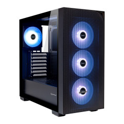 UNYKAch UK121803 Caja ATX Revelat MESH Black, Midi Tower, PC, Negro, ATX, micro ATX, Acrilonitrilo butadieno estireno (ABS),