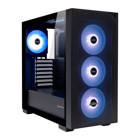 UNYKAch UK121803 Caja ATX Revelat MESH Black, Midi Tower, PC, Negro, ATX, micro ATX, Acrilonitrilo butadieno estireno (ABS),