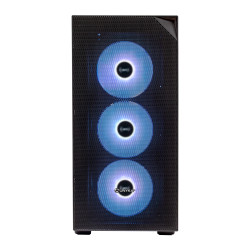 UNYKAch UK121803 Caja ATX Revelat MESH Black, Midi Tower, PC, Negro, ATX, micro ATX, Acrilonitrilo butadieno estireno (ABS), 2