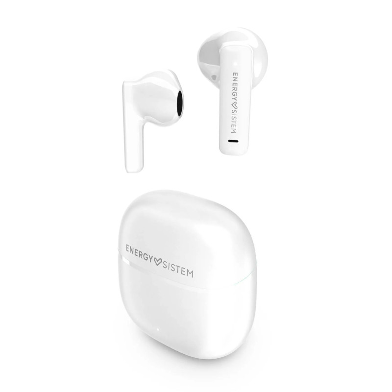 Energy Sistem 458950 StreetMusic, True Wireless Stereo (TWS), Llamadas/Música, 20 - 20000 Hz, 31 g, Auriculares, Blanco