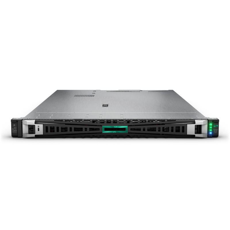 HPE P71673-425 ProLiant DL360 Gen11 4510 2.4GHz 12c 1P 2x32GB-R 8SFF MR408i-o 2x960GB SSD 2x1000W PS EU Server, 2,4 GHz, 4510,