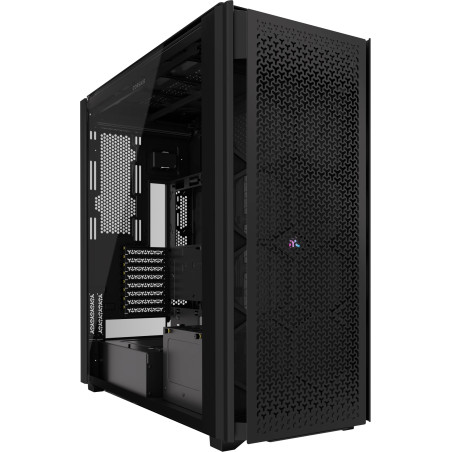 Corsair CC-9011273-WW 9000D RGB AIRFLOW, Full Tower, PC, Negro, ATX, Acero inoxidable, Vidrio templado, Juego