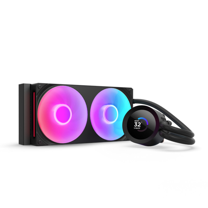 NZXT RL-KR240-B2 Kraken Plus RGB 240, Sistema de refrigeración líquida todo en uno, 12 cm, Negro