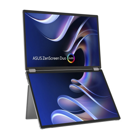 ASUS 90LM0AKV-B01N70 ZenScreen Duo OLED MQ149CD, 35,6 cm (14"), 1920 x 1200 Pixeles, WUXGA, OLED, 1 ms, Plata