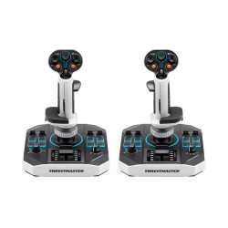 Thrustmaster 2960939 Sol-R 2 HOSAS Space Sim Duo, Palanca de vuelo, PC, Analógico/Digital, Alámbrico, USB, USB Tipo C