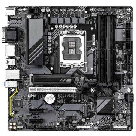 GIGABYTE B760M DS3H GEN5 B760M DS3H GEN5 Placa Base – Compatible con CPUs Intel Core 14ª generación, VRM digital de 6+2+1