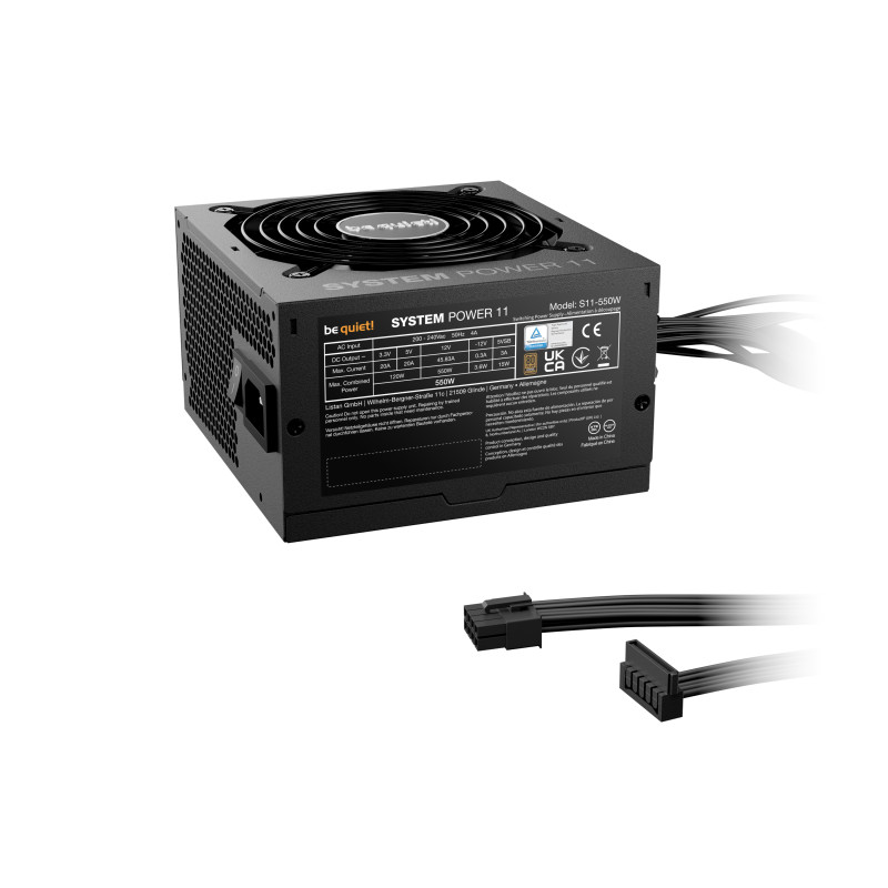 be quiet! BP010EU System Power 11 550W, 550 W, 200 - 240 V, 50 Hz, 4 A, 120 W, 550 W