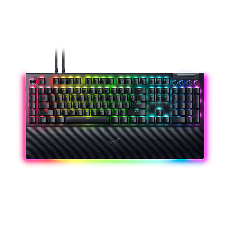 Razer RZ03-04680100-R3M1 BlackWidow V4 Pro, Alámbrico, USB, Interruptor mecánico, QWERTY, LED RGB, Negro