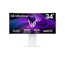LG 34GX90SA-W.AEU 34GX90SA-W, 86,4 cm (34"), 3440 x 1440 Pixeles, Wide Quad HD, OLED, 1 ms, Blanco