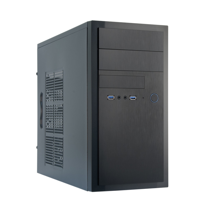 Chieftec HT-01B-OP HT-01B-OP, Mini Tower, PC, Negro, micro ATX, Aluminio, Hogar / Oficina