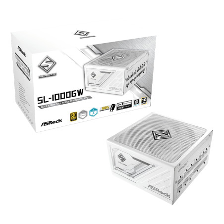 Asrock 90-UXS100-GFEABA SL-1000GW Steel Legend, 1000 W, Sobrecalentamiento, Sobreintensidad, Sobrecarga, Sobrevoltaje,