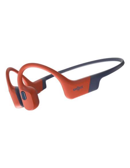 SHOKZ OpenSwim Pro Auriculares Inalámbrico Banda para cuello Deportes Bluetooth Negro, Rojo