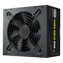 Cooler Master MPE-8506-ACAG-BEU MWE GOLD 850 V3, 850 W, 100 - 240 V, 50/60 Hz, 6 - 10 A, Activo, 100 W