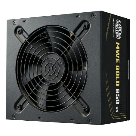 Cooler Master MPE-8506-ACAG-BEU MWE GOLD 850 V3, 850 W, 100 - 240 V, 50/60 Hz, 6 - 10 A, Activo, 100 W