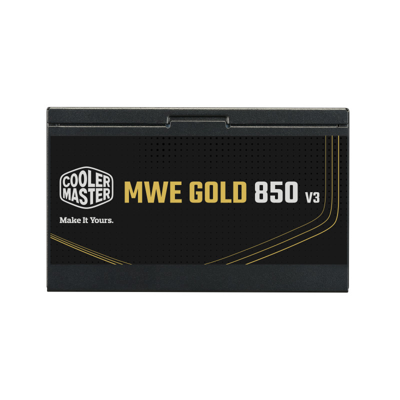Cooler Master MPE-8506-ACAG-BEU MWE GOLD 850 V3, 850 W, 100 - 240 V, 50/60 Hz, 6 - 10 A, Activo, 100 W
