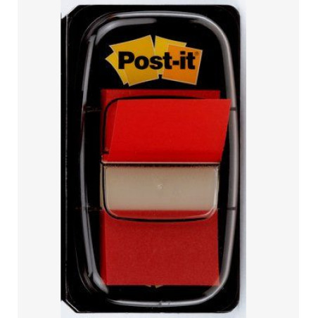 3M I680-1 I680-1, Rojo, Rectángulo, Desmontable, Archivador de anillas, 25,4 mm, 43,2 mm